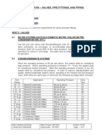 Section 15100 - Valves, Pipe Fittings, and Piping: Part 1 - General 1.1 Related Sections: 1.2 Scope of Section