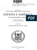 Actas de La XI Reunión Americana de Genealogía