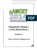 Eamcet 2014 Engineering Key Solutions Andhracolleges