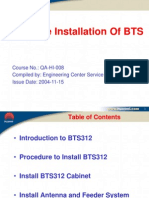 2 Hardware Installation of BTS Huawei