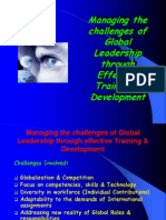 Managing The Challenges of Global Leadership Through Effective