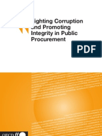 Fighting Corruption and Promoting Integrity in Public Procurement