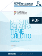 Libro Nuestra Palabra Tiene Credito