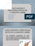 Conclusiones y Principales Retos de La Región Caribe