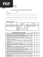 Pauta de Evaluacion Atletismo LAB