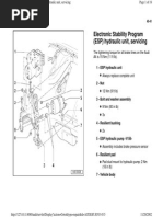 Electronic Stability Program (ESP) Hydraulic Unit, Servicing