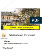 Edsml/ Apdcil: Strategic Change Management