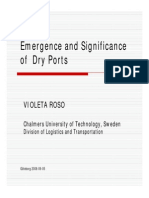 Emergence and Significance of Dry Ports: Violeta Roso