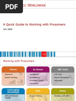 F Working With Prosumers