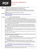 Lesson Plan - Touchstone 4 Unit 12 Lesson C