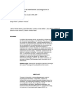 Modelo de Intervención Psicológica en El VIH