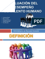 Evaluación Del Desempeño Del Talento Humano