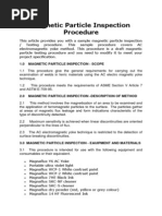 Magnetic Particle Inspection Procedure