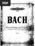 Bach Pequeños Preludios y Fugas