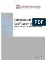 Documento de Estandares de Codificación en Jquery