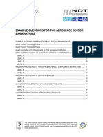 Example Questions For PCN Aerospace Sector Examinations