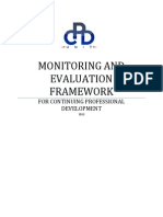 CPD M&E Framework