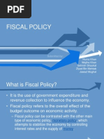 Fiscal Policy: Submitted by