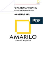 Plan Manejo Ambiental Jarillones