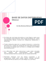 BASE de DATOS DISTRIBUIDAS - Oracle 