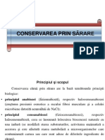 Conservarea Prin Sarare