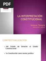 Interpretacion Constitucional