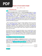 Surgery of Transcription Insight