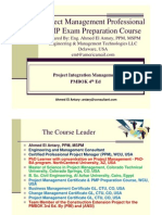 Ahmed El Antary - PMP Part 4 - Integration 4th Ed - General