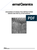 Anchoring of Monolithic Refractories - Uk