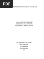 Estándares Internacionales de Contabilidad