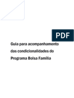 Guia para Acompanhamento Das Condicionalidades Do Programa Bolsa Familia