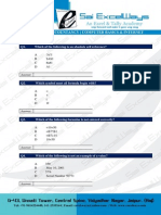 MS Excel MCQ 25