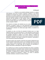 Desarrollo de Portafolios para El Aprendizaje y La Evaluación