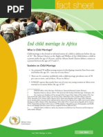 Fact Sheet On Ending Child Marriage