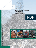 Recycling Rates of Metals: A Status Report