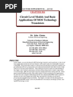 Chapter 4 - Analog Integrated Circuit Design by John Choma