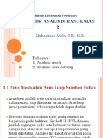 4 Metode Analisis Rangkaian 2