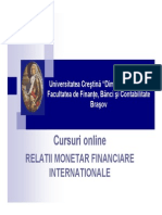 Curs 1 - Introducere in Relatii Monetar-Financiare Internationale