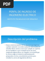 Perfil de Ingreso de Ingeniero Electrico