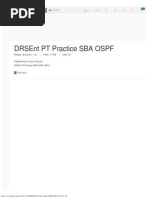 Drsent PT Practice Sba Ospf