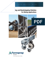 Overrunning and Backstopping Clutches For Mining Applications