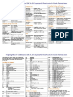 NetBeans IDE 6.5 Keyboard Shortcuts and Code Templates