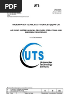 Uts-Eng-pro-081 - c2 Air Diving System Lars Operational and Emergency Proc...