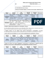 Rúbrica para Noticiero PDF