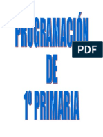 Programación 1º Primaria