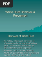 White Rust Removal and Prevention