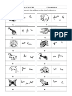 Exercices Animaux FLE