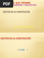 Gestión de La Construcción-UAP