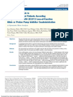 Cardiovascular Risk in Clopidogrel-Treated Patients According To Cytochrome P450 2C19 2 Loss-of-Function Allele or Proton Pump Inhibitor Coadministration