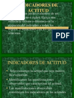 Indicadores de Actitud